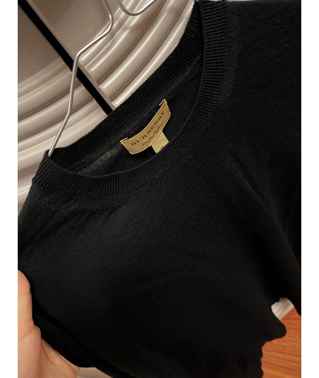 BURBERRY Черный джемпер / свитер, фото 2