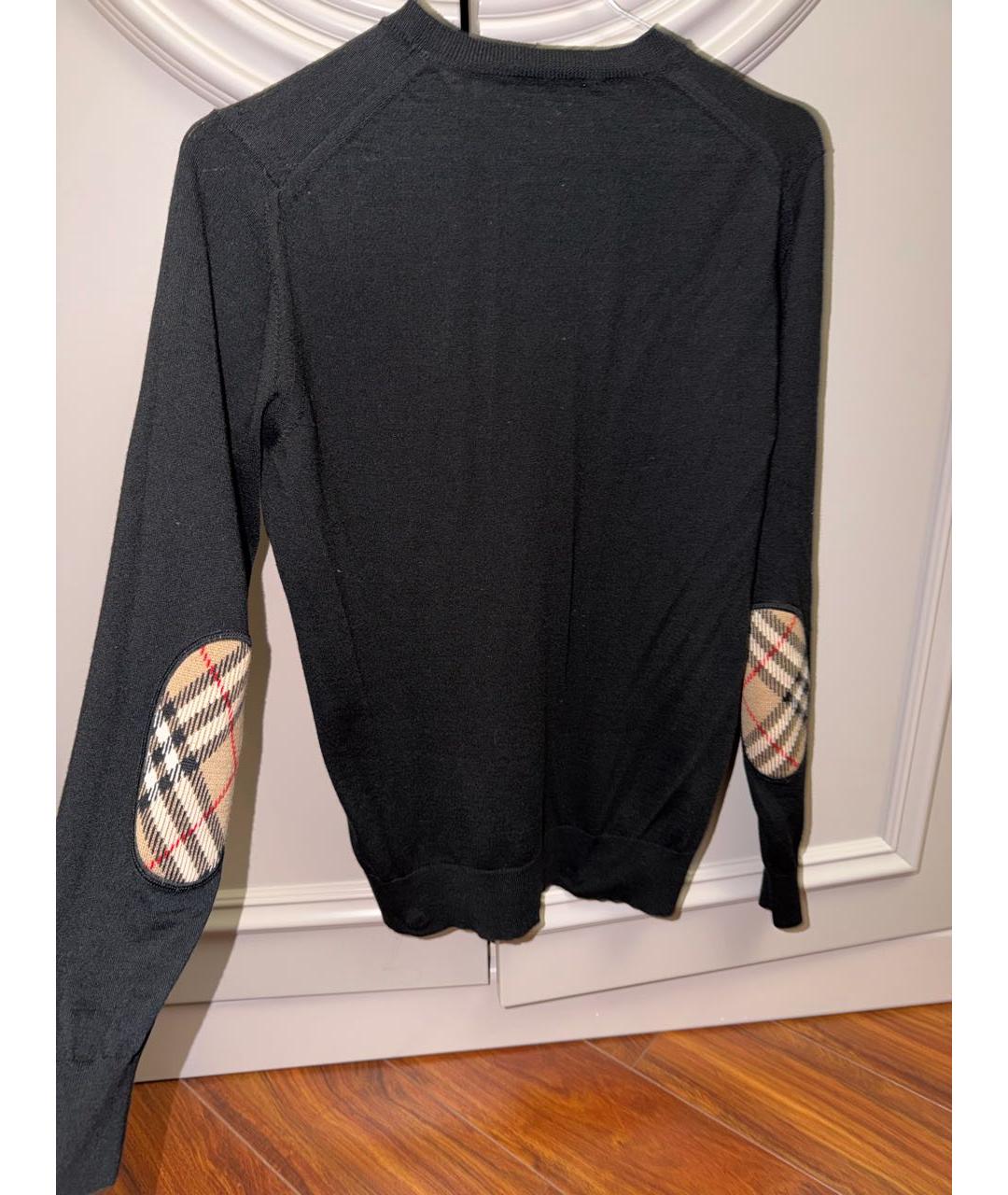 BURBERRY Черный джемпер / свитер, фото 3