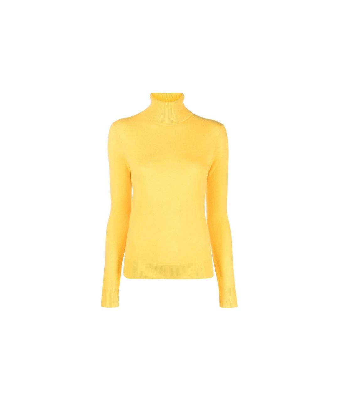 POLO RALPH LAUREN Желтая кашемировая водолазка, фото 1