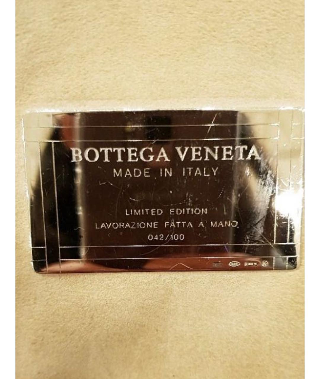 BOTTEGA VENETA Коричневая кожаная сумка тоут, фото 7