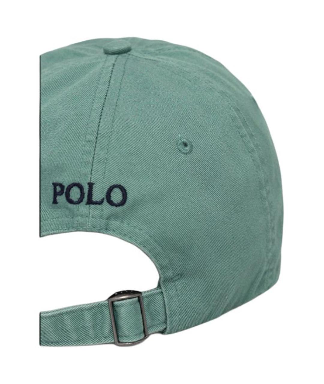 POLO RALPH LAUREN Салатовая хлопковая кепка, фото 3