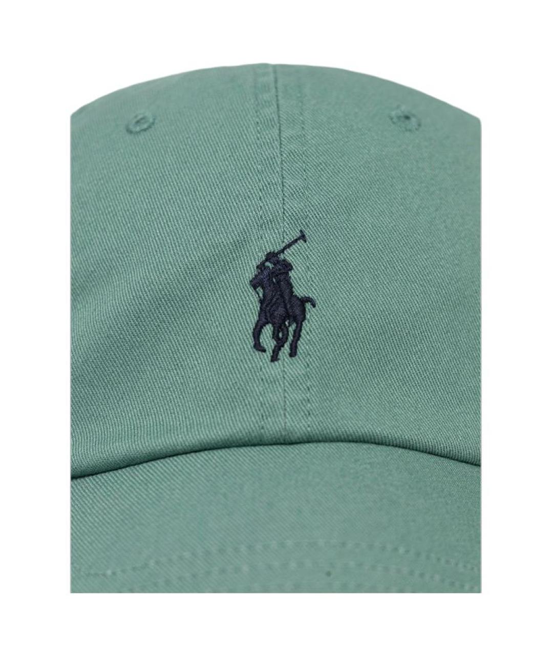 POLO RALPH LAUREN Салатовая хлопковая кепка, фото 4