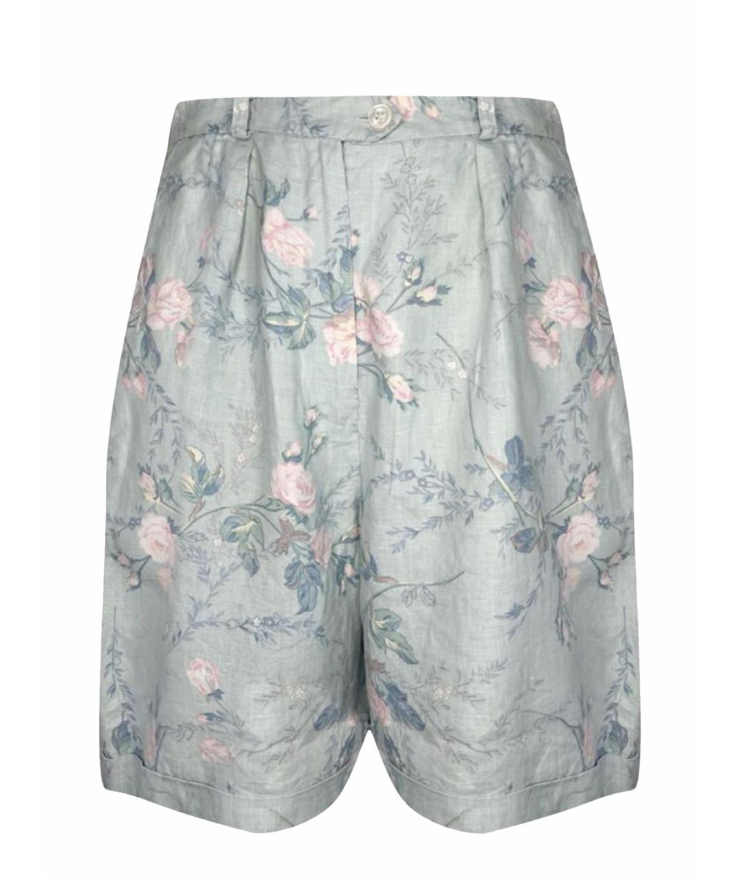 RALPH LAUREN Мульти льняные шорты, фото 1