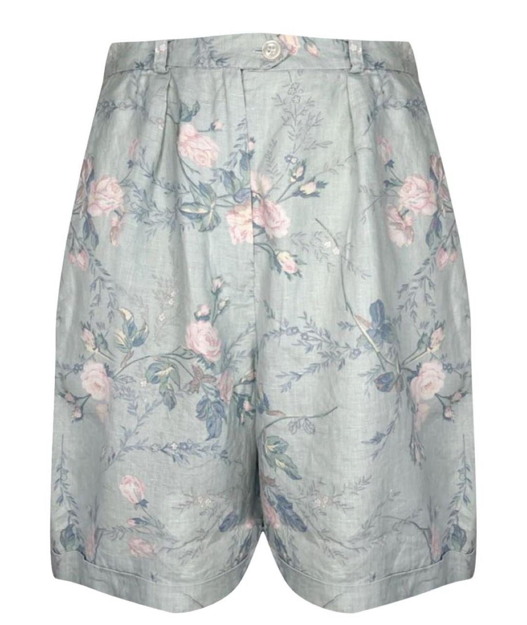 RALPH LAUREN Мульти льняные шорты, фото 7