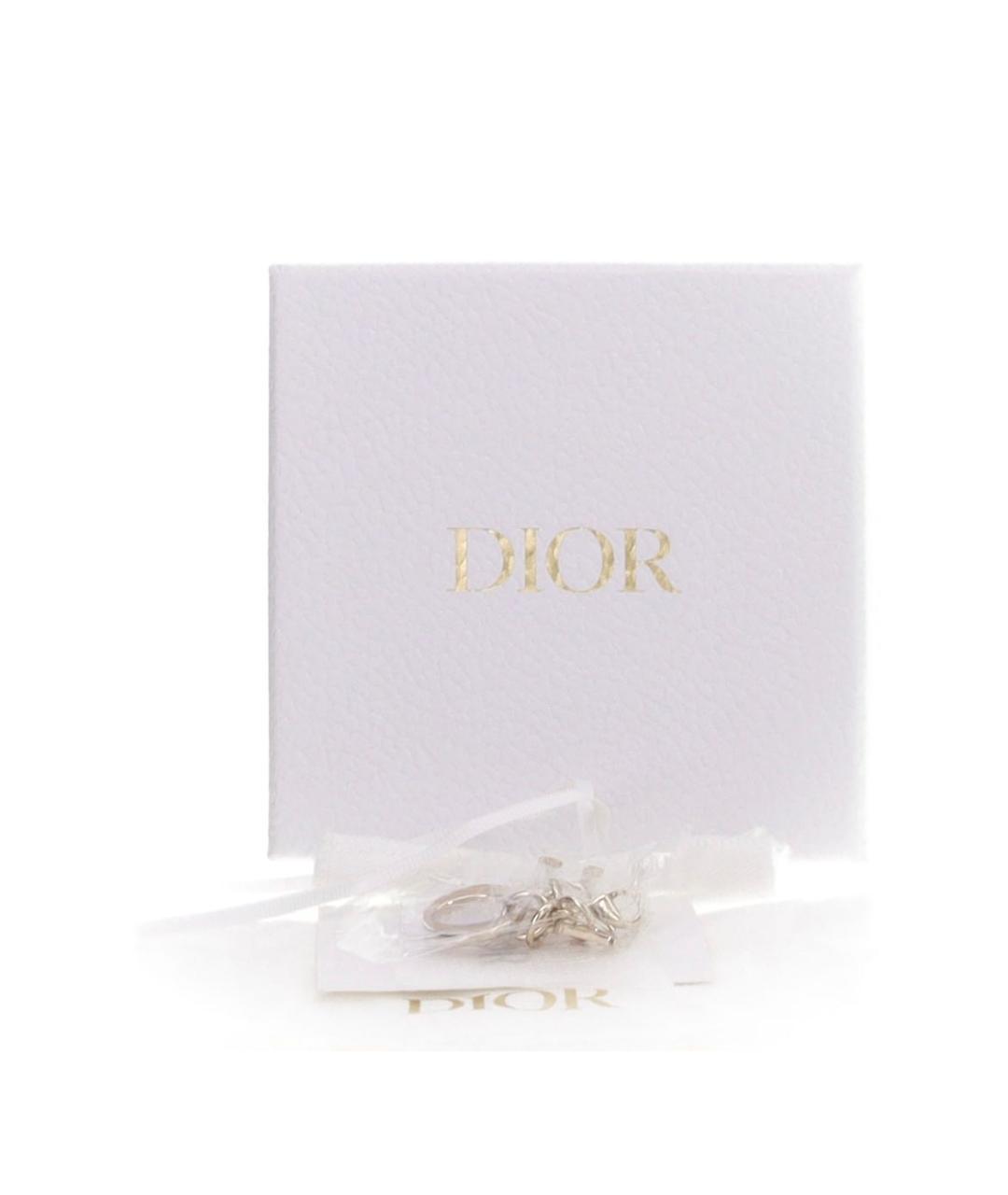 CHRISTIAN DIOR Темно-синяя кожаная визитница, фото 4