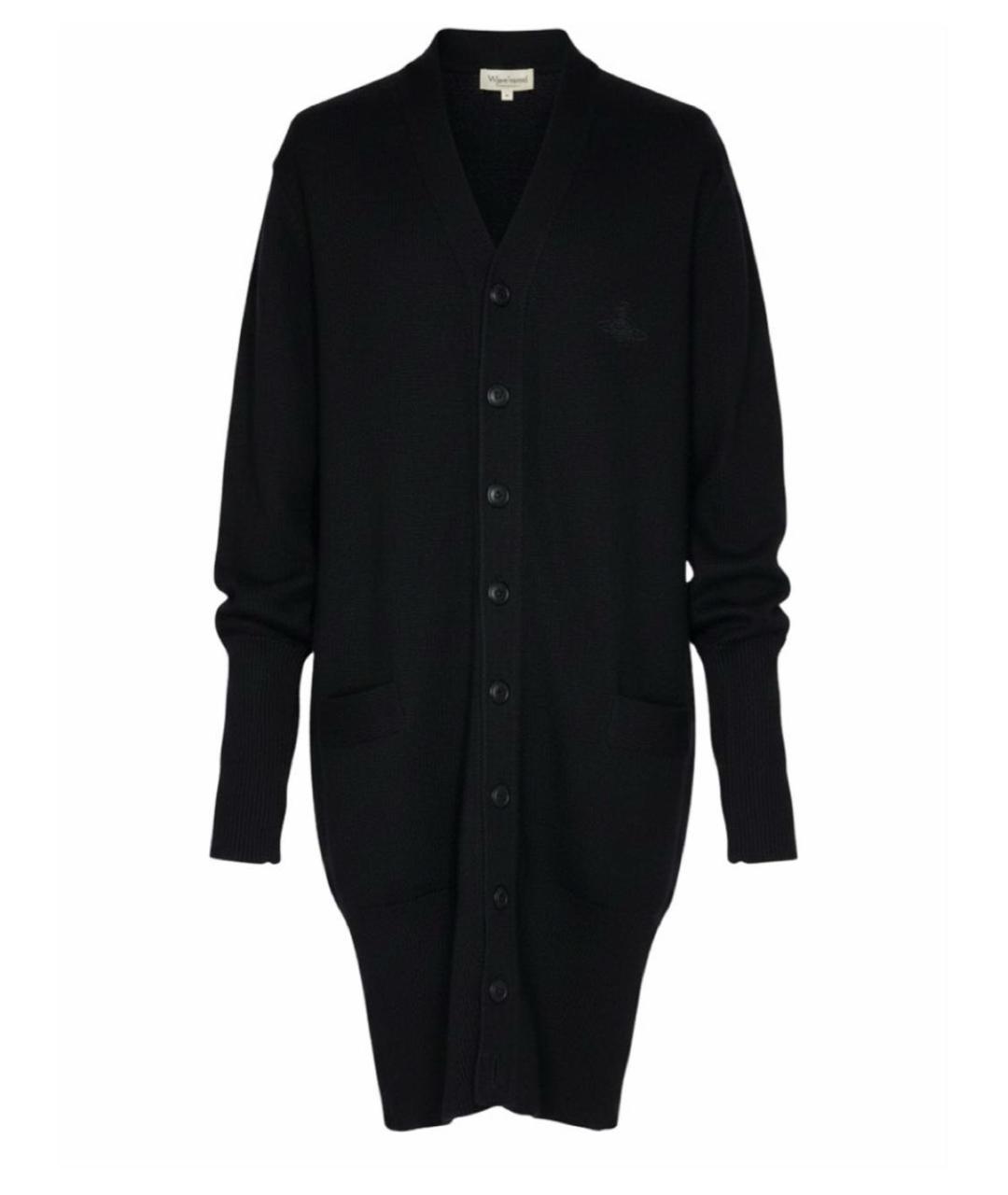 VIVIENNE WESTWOOD Черный шерстяной кардиган, фото 9