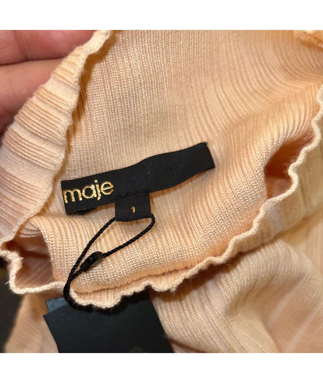 MAJE Хлопко-эластановый джемпер / свитер, фото 6