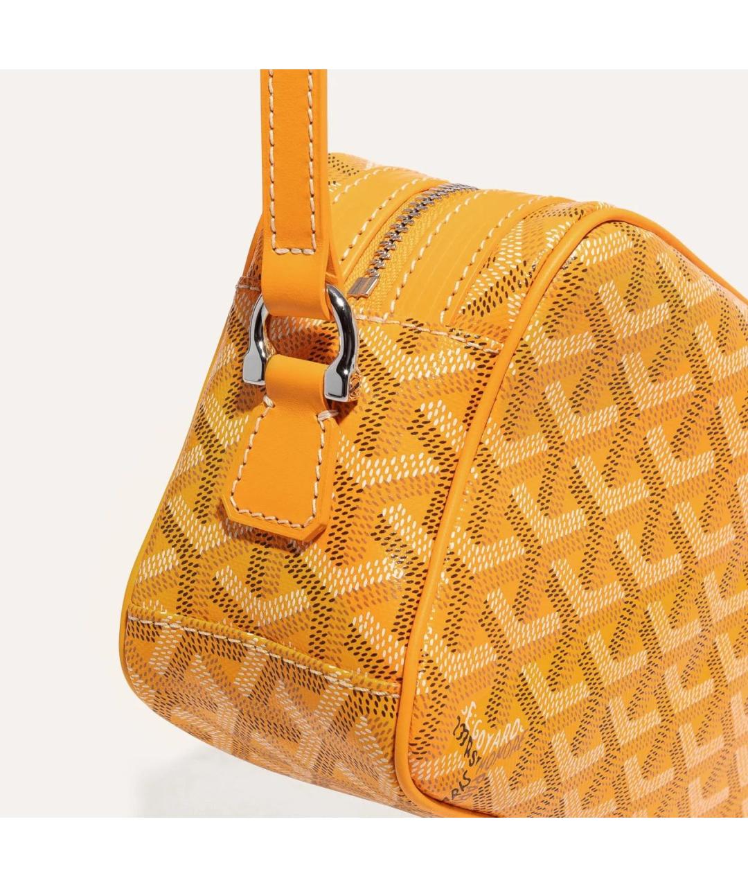 GOYARD Желтая сумка через плечо, фото 4