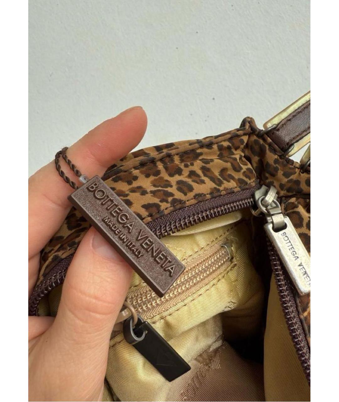 BOTTEGA VENETA Коричневая сумка через плечо, фото 5
