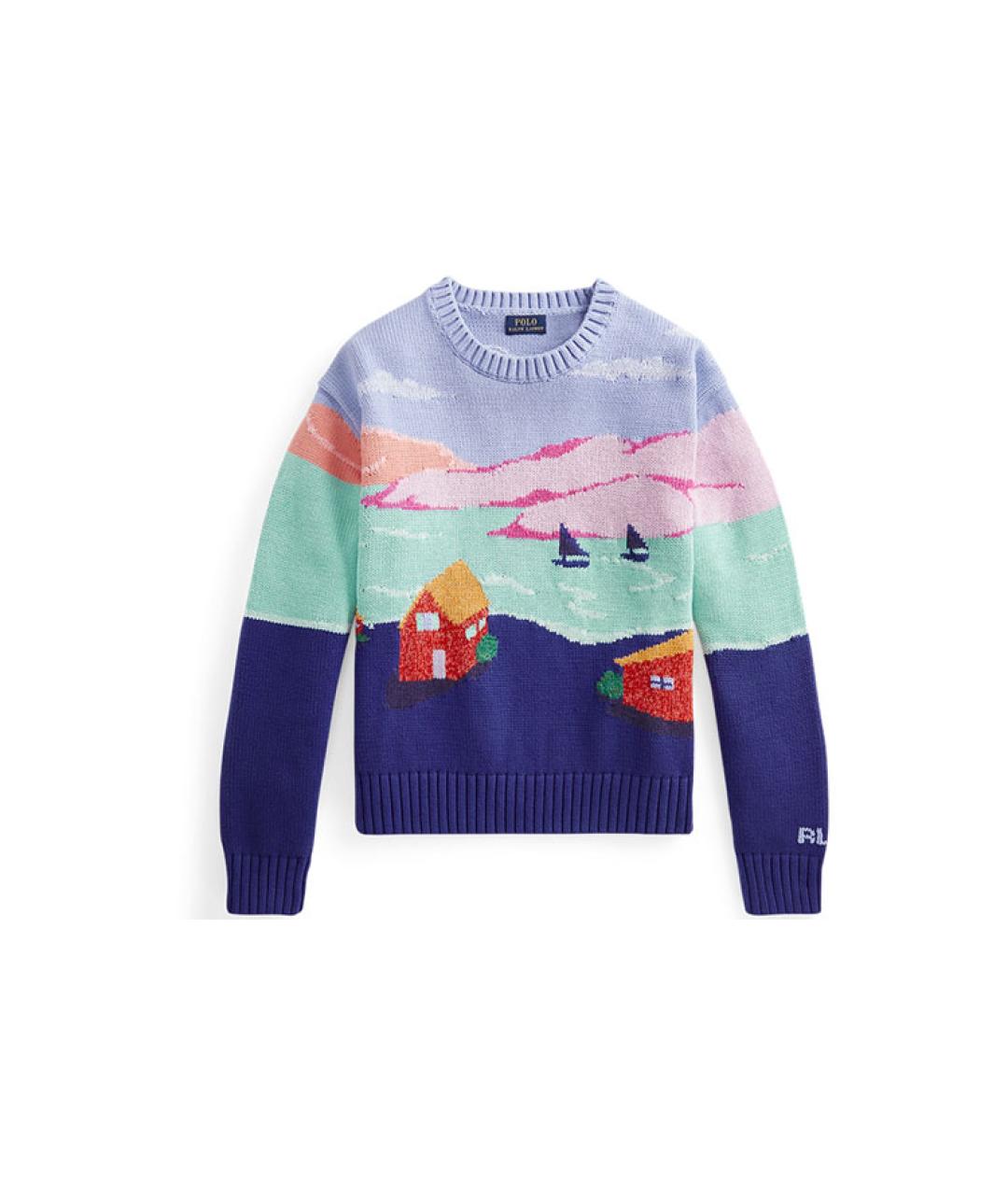 POLO RALPH LAUREN Мульти хлопковый джемпер / свитер, фото 5