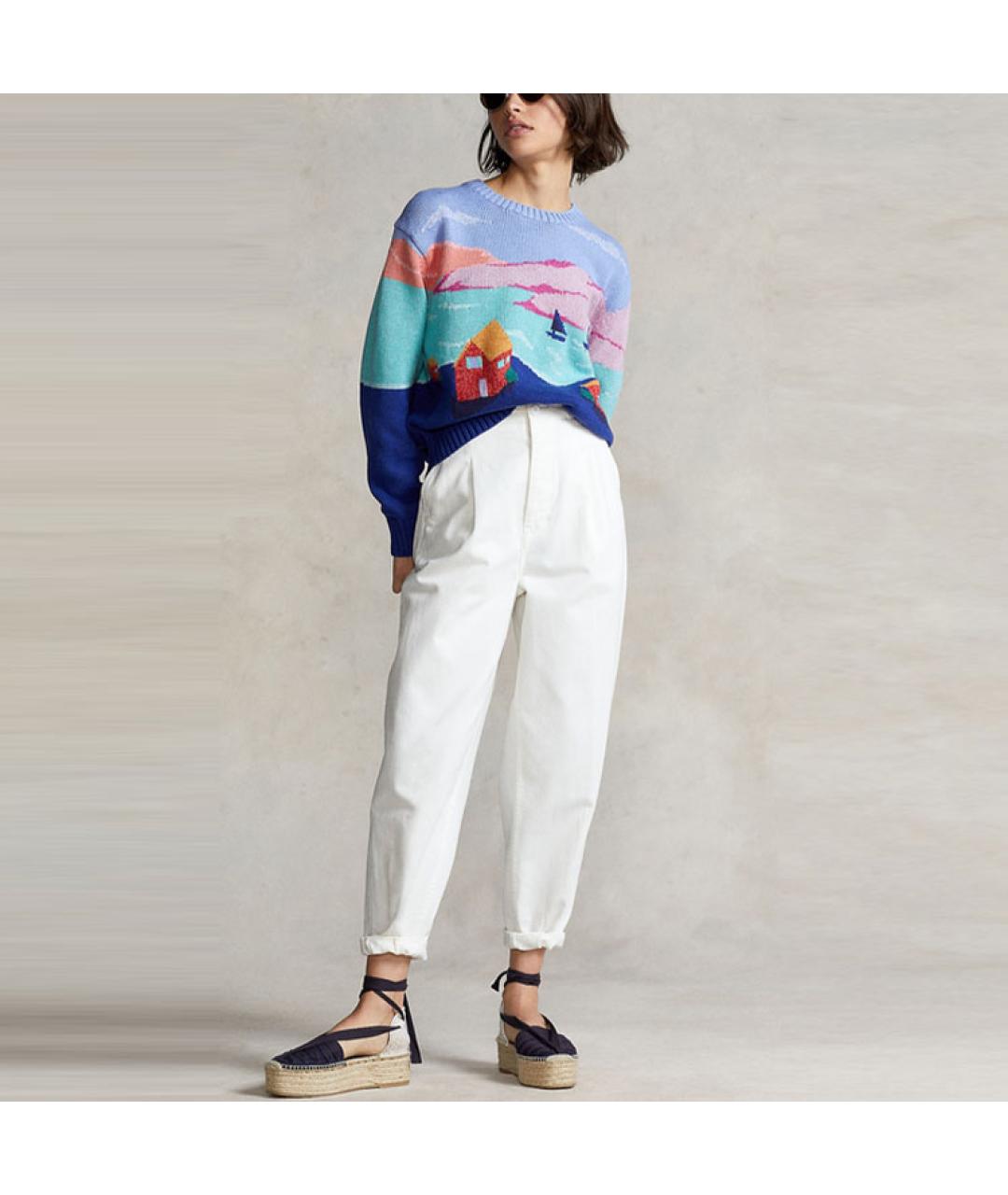 POLO RALPH LAUREN Мульти хлопковый джемпер / свитер, фото 2