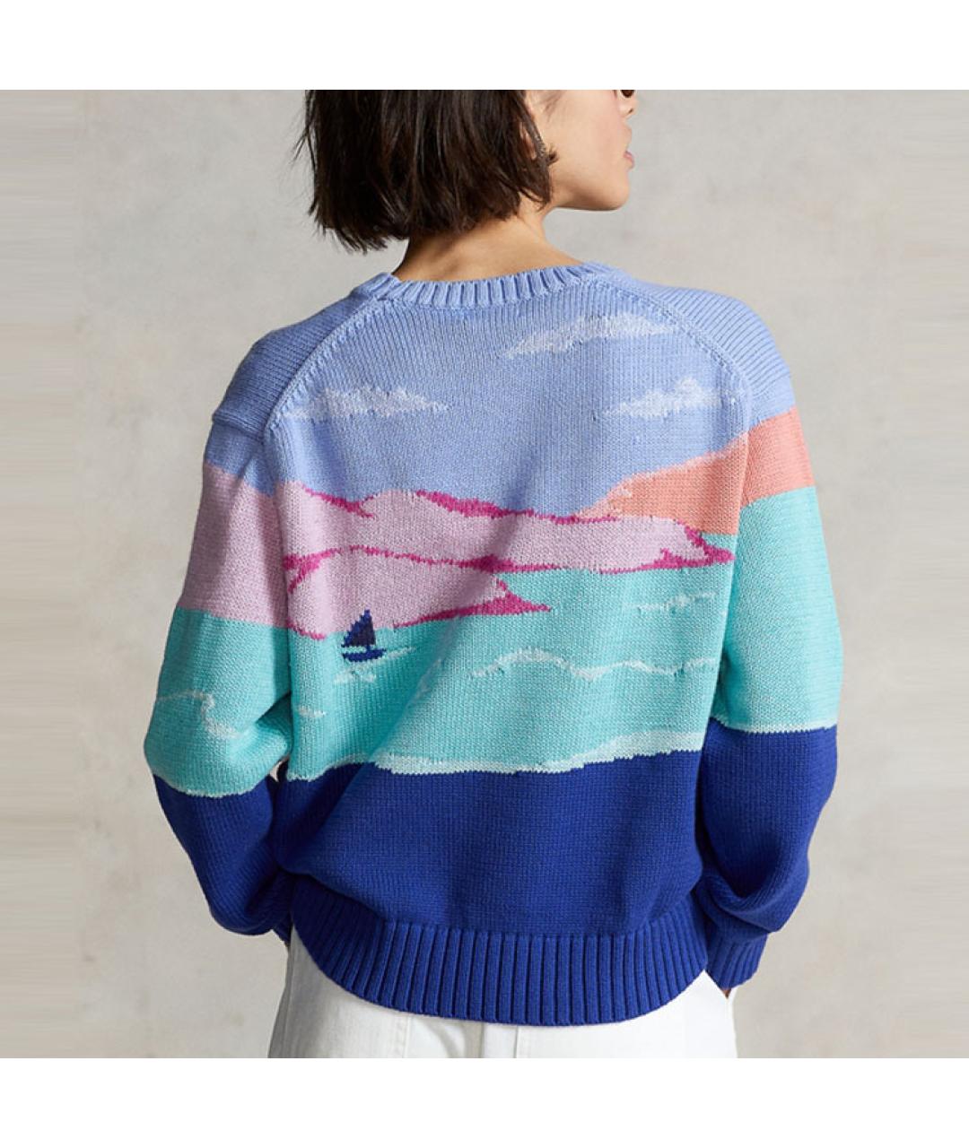 POLO RALPH LAUREN Мульти хлопковый джемпер / свитер, фото 4