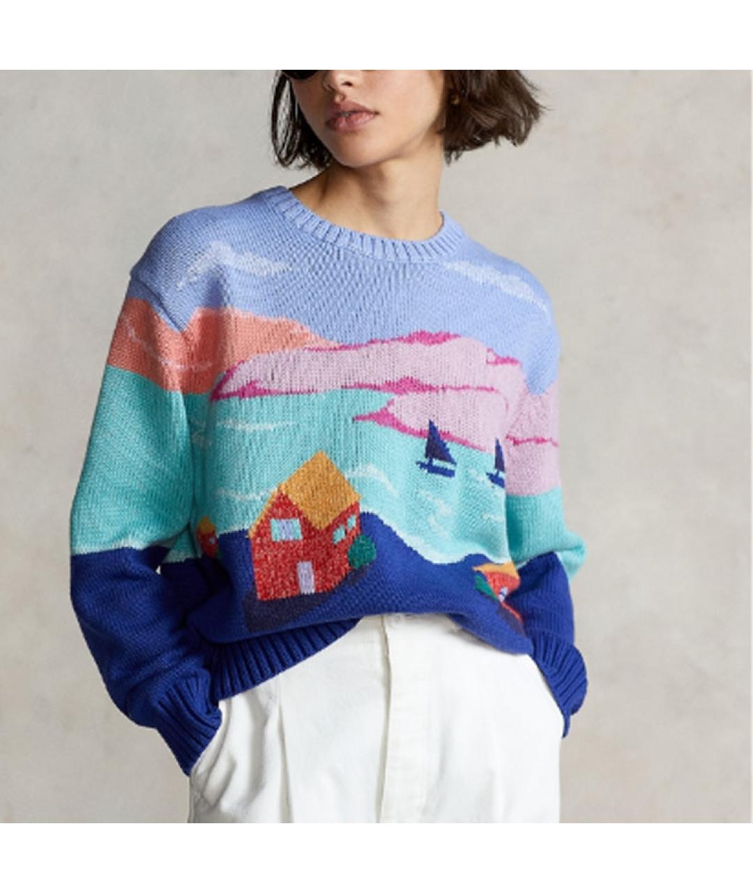 POLO RALPH LAUREN Мульти хлопковый джемпер / свитер, фото 3