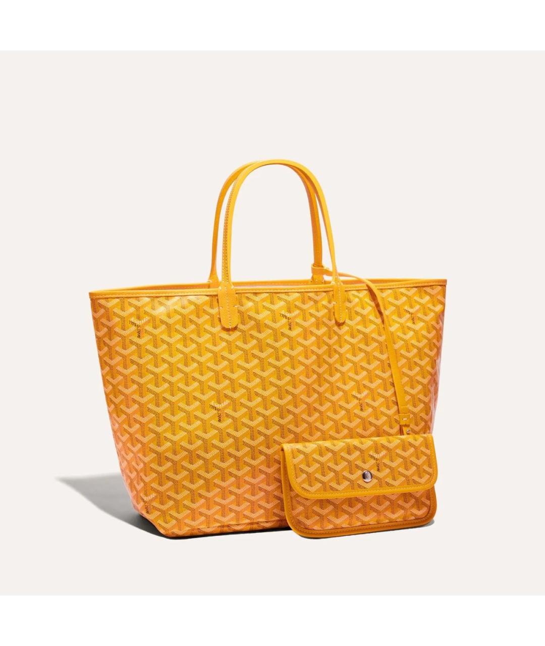 GOYARD Желтая сумка тоут, фото 8