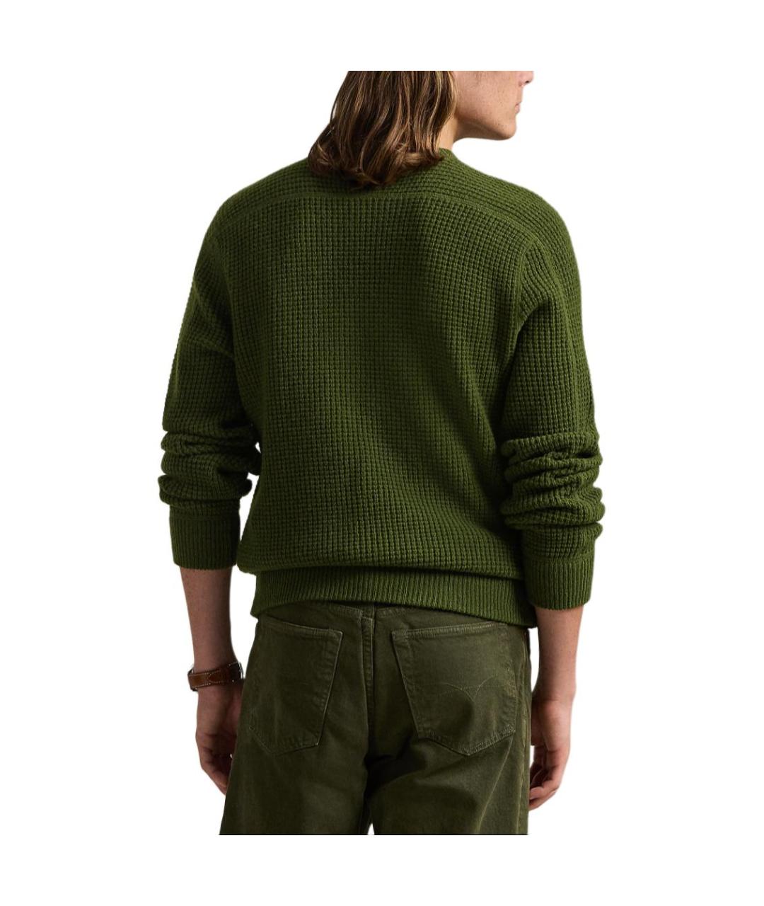 POLO RALPH LAUREN Зеленый джемпер / свитер, фото 4