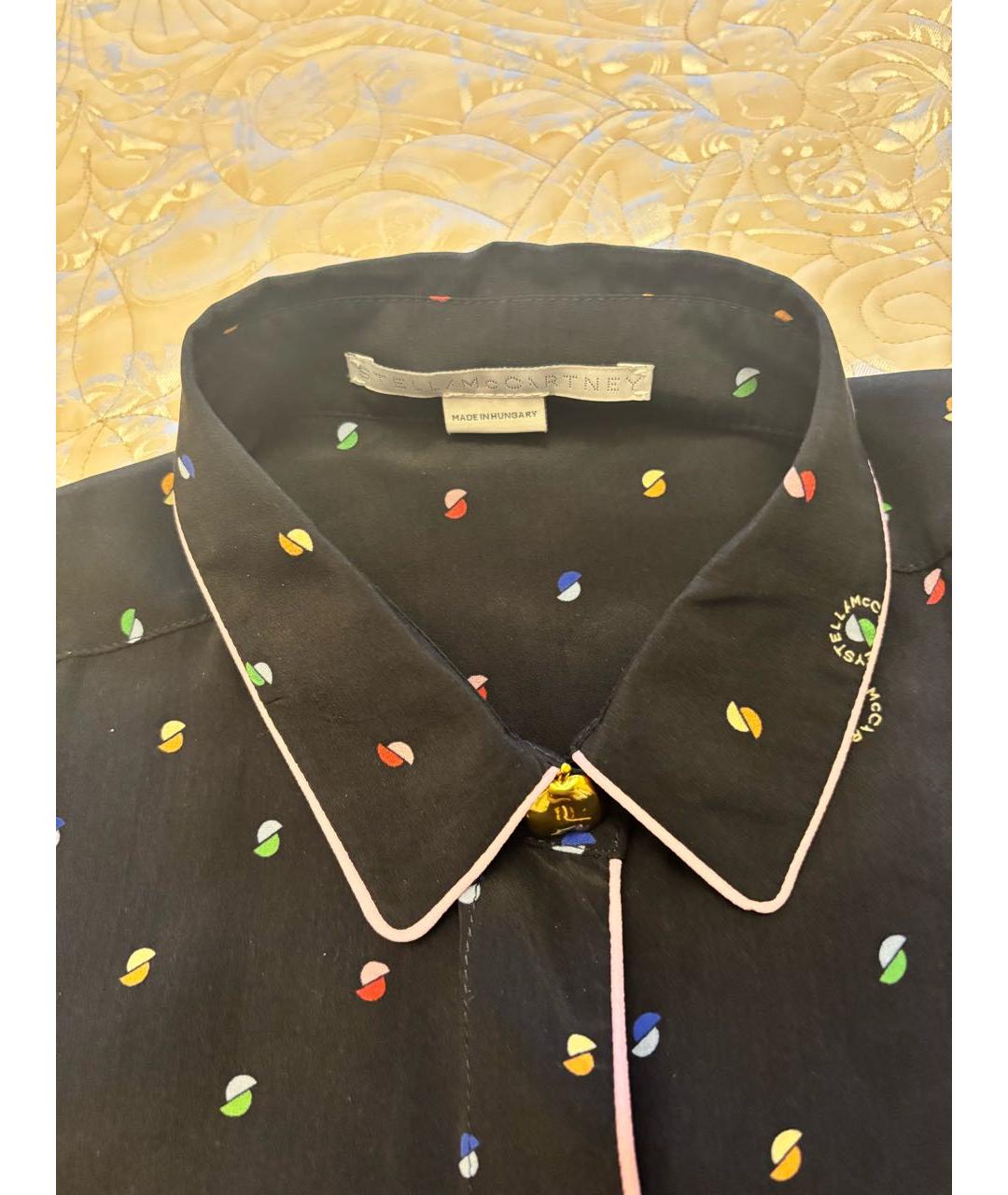 STELLA MCCARTNEY Черный шелковый костюм с брюками, фото 3