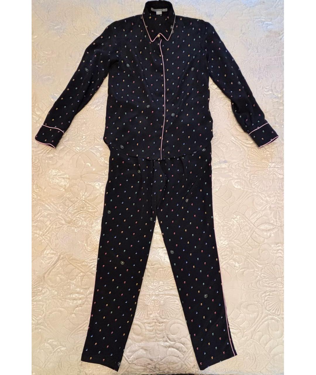 STELLA MCCARTNEY Черный шелковый костюм с брюками, фото 9