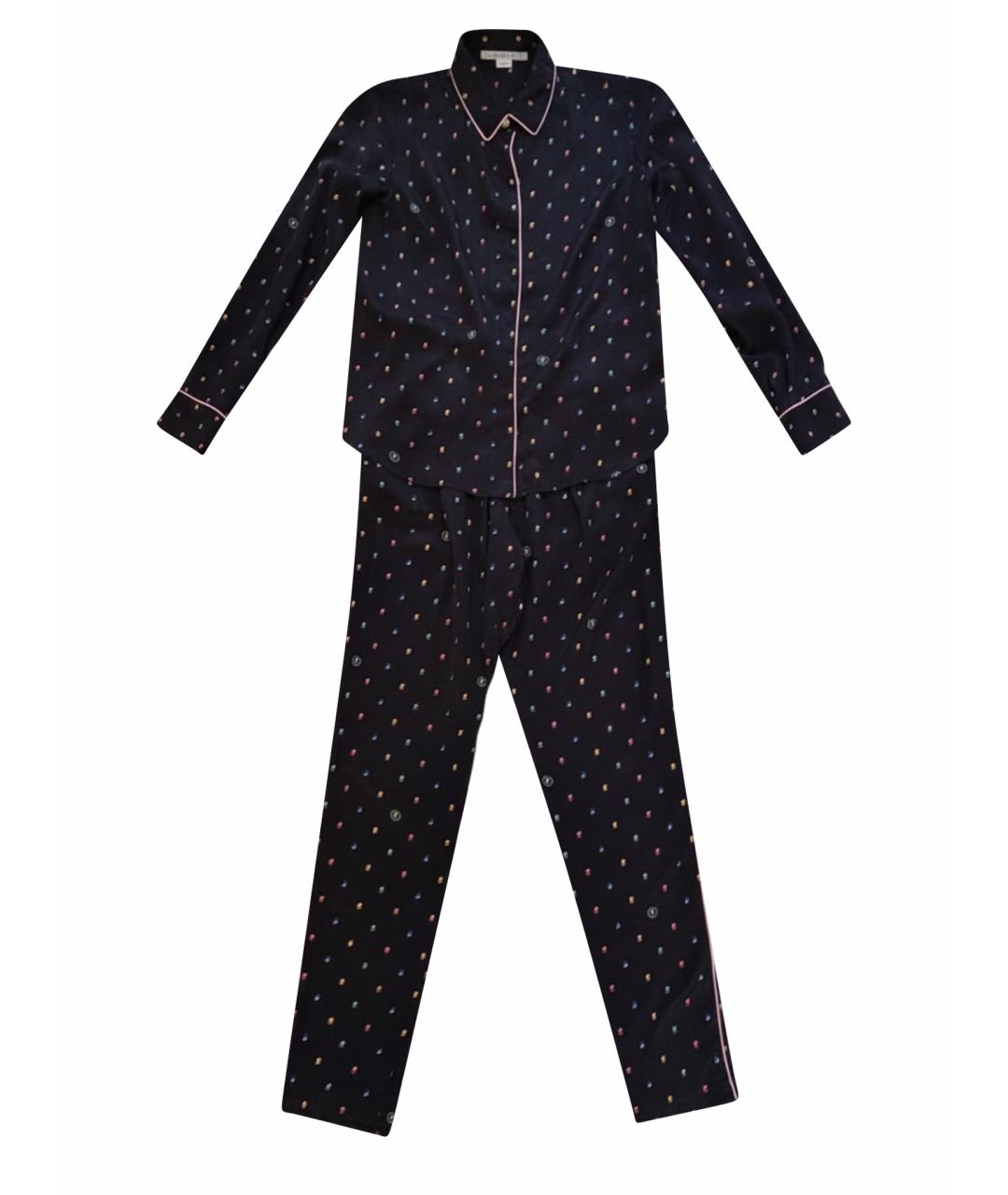 STELLA MCCARTNEY Черный шелковый костюм с брюками, фото 1