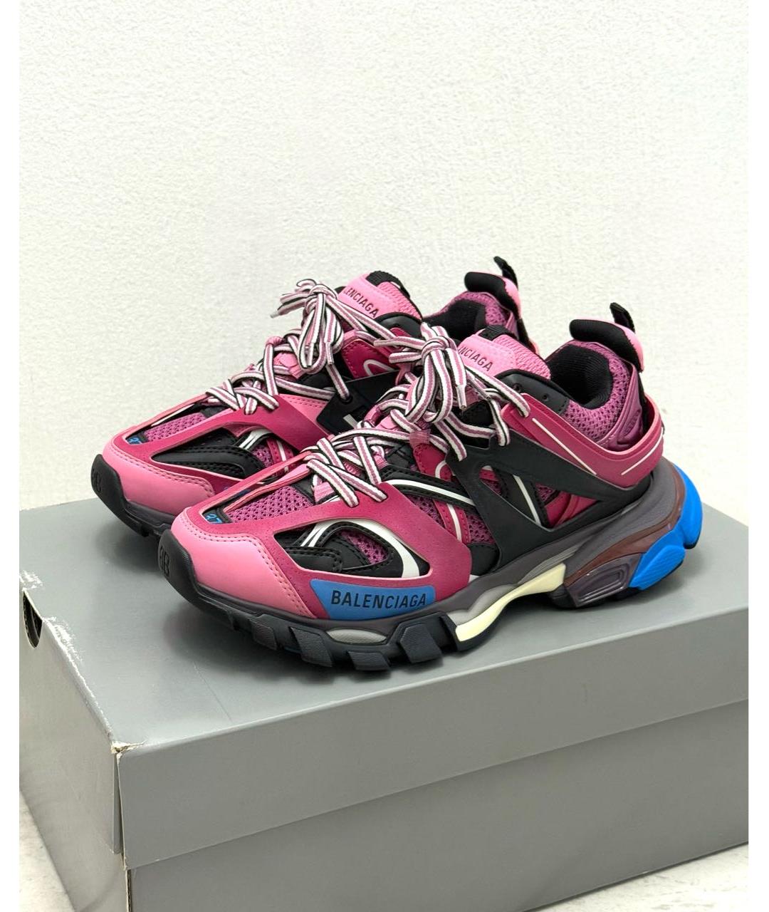 BALENCIAGA Розовые кроссовки, фото 2