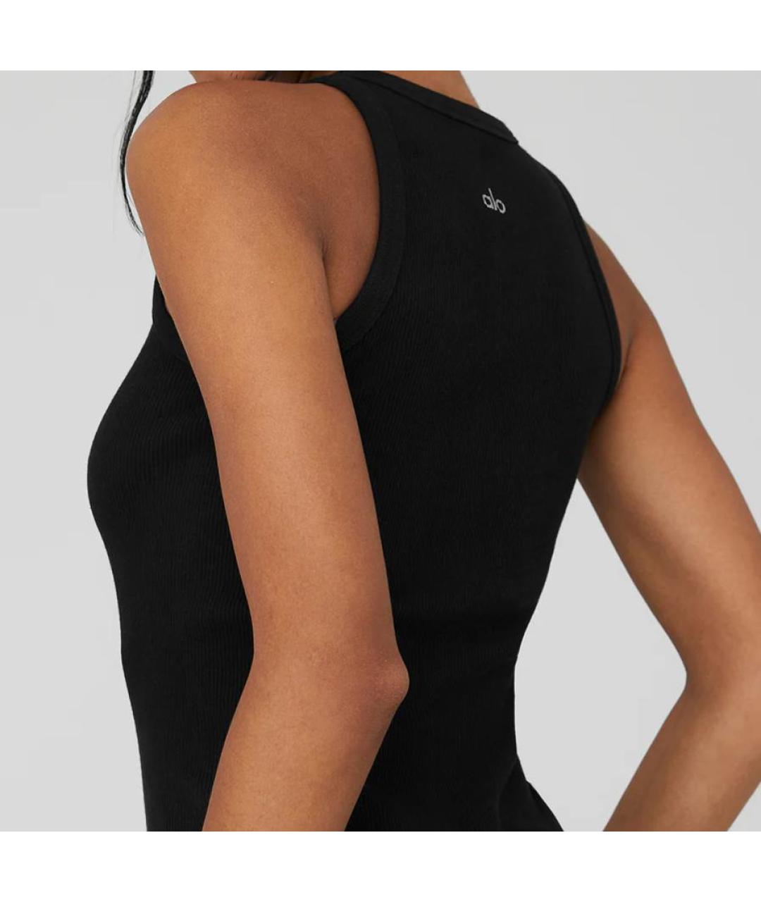 ALO YOGA Черное повседневное платье, фото 5