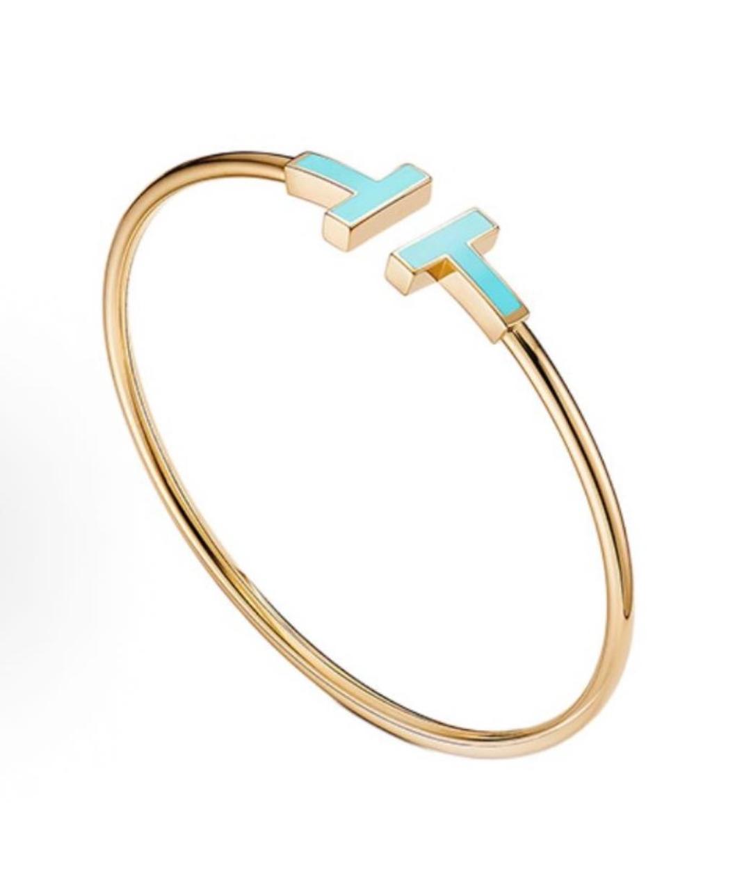 TIFFANY&CO Бирюзовый браслет из желтого золота, фото 3