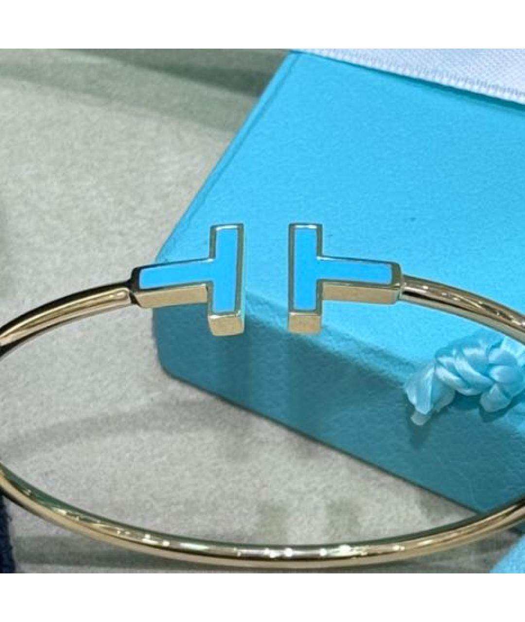 TIFFANY&CO Бирюзовый браслет из желтого золота, фото 6