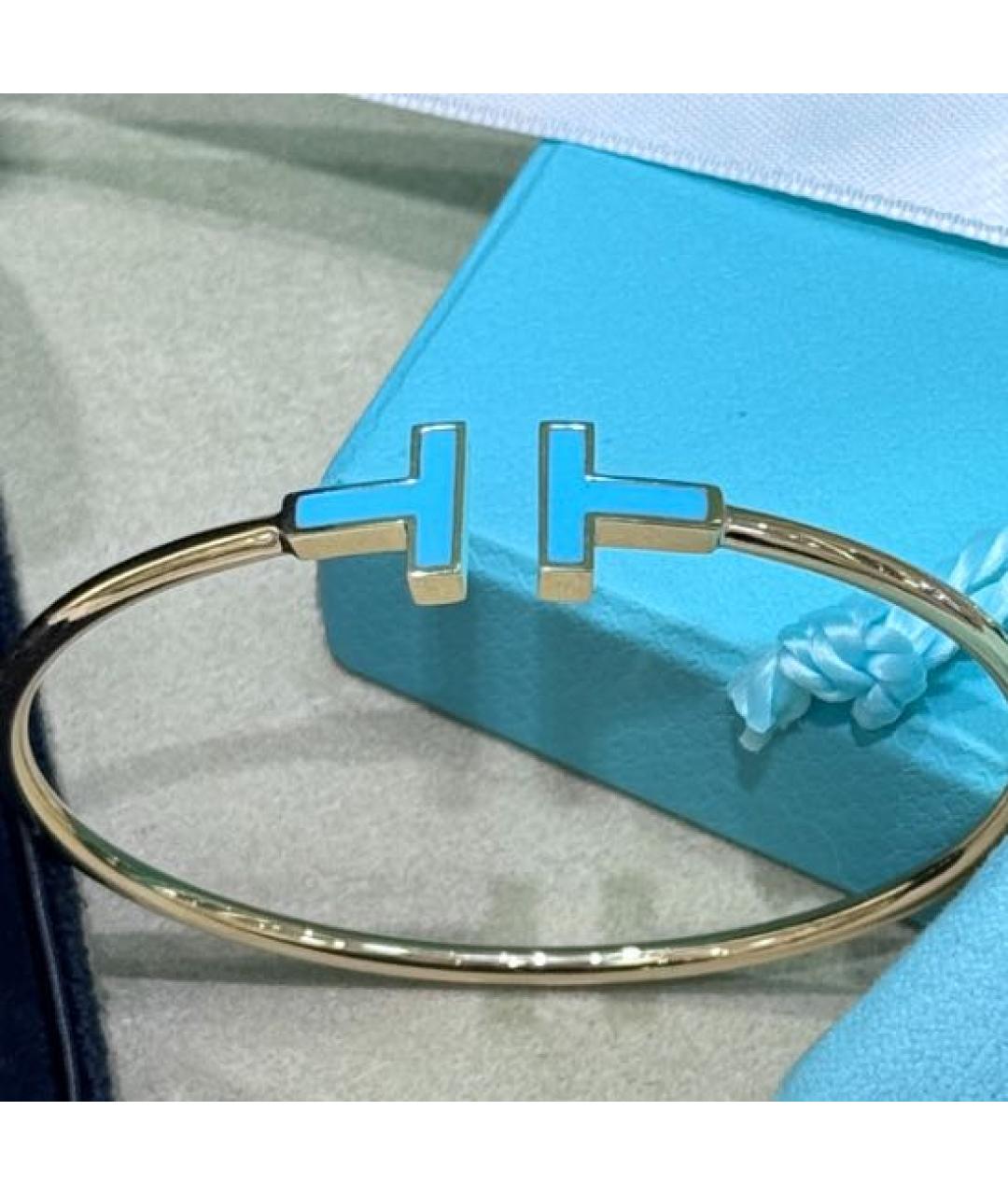TIFFANY&CO Бирюзовый браслет из желтого золота, фото 5