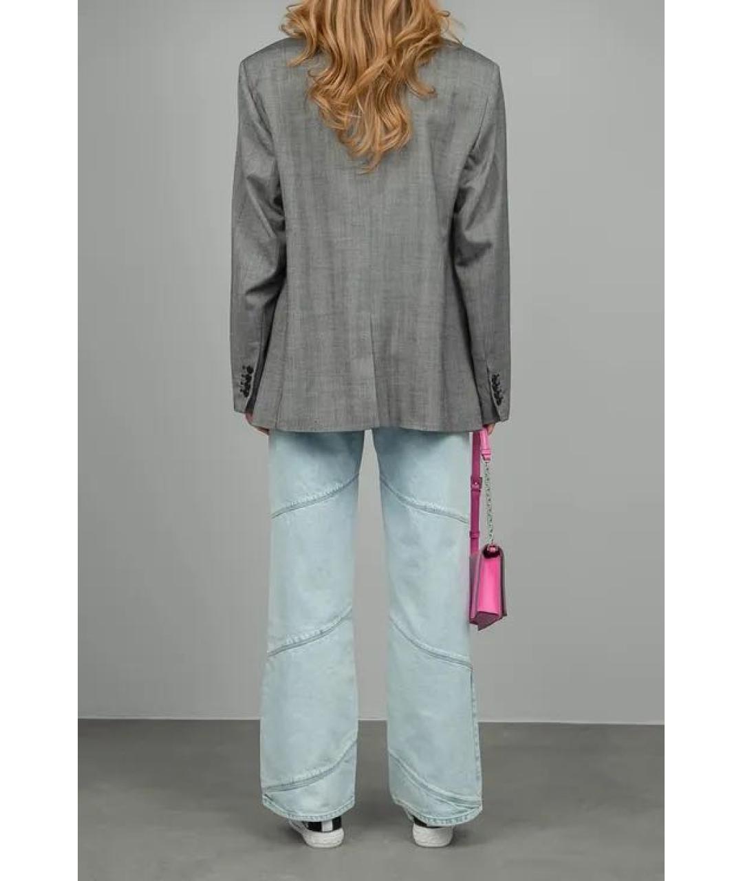 KARL LAGERFELD Серый шерстяной жакет/пиджак, фото 2