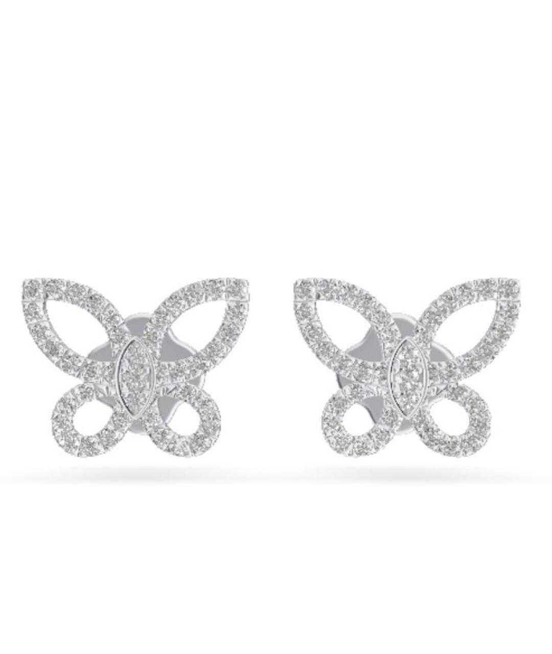 GRAFF Белые серьги из белого золота, фото 3