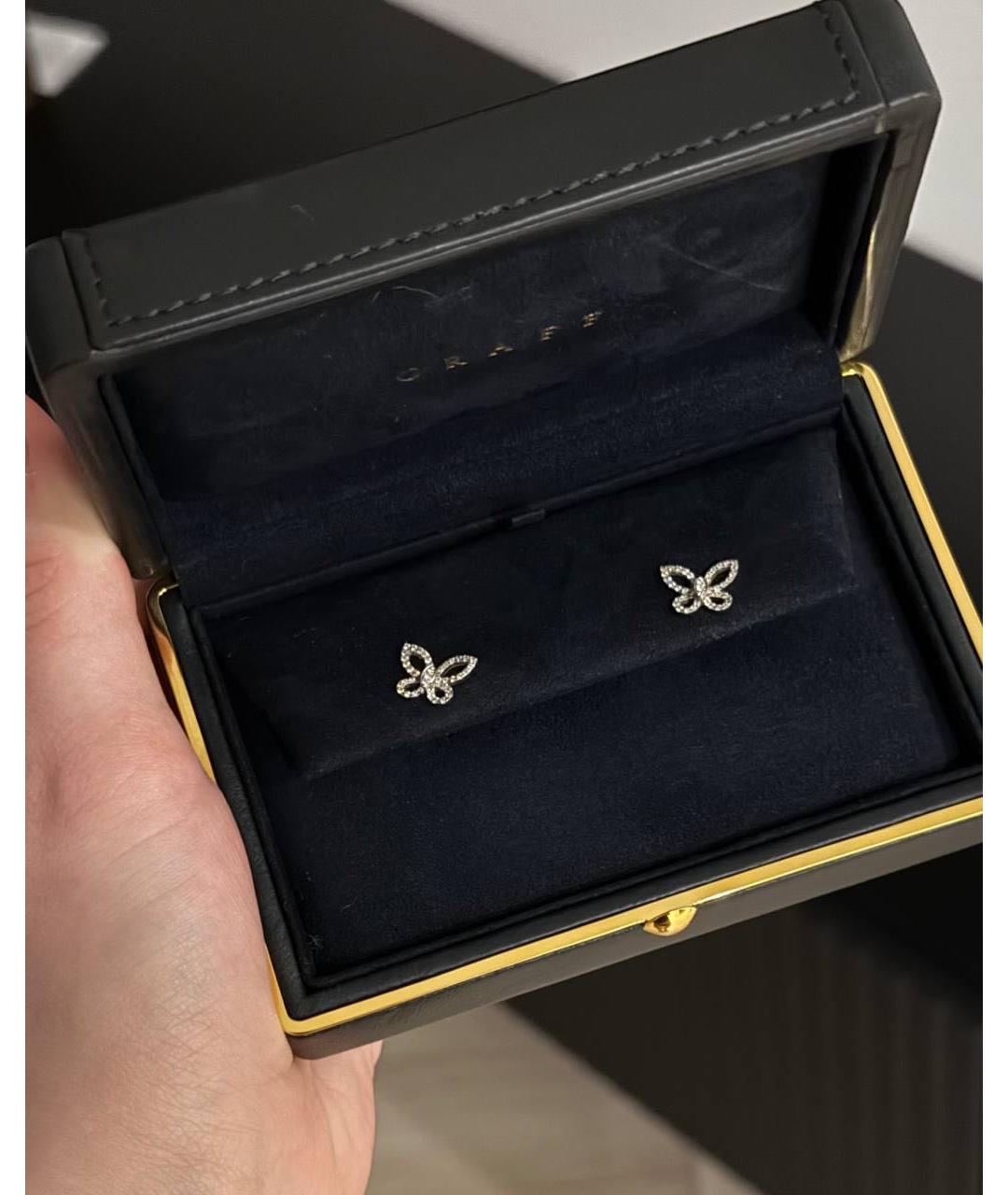 GRAFF Белые серьги из белого золота, фото 2