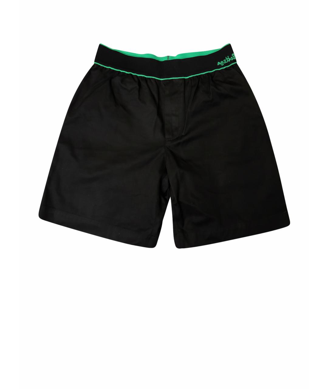 BOTTEGA VENETA Черные хлопковые шорты, фото 1