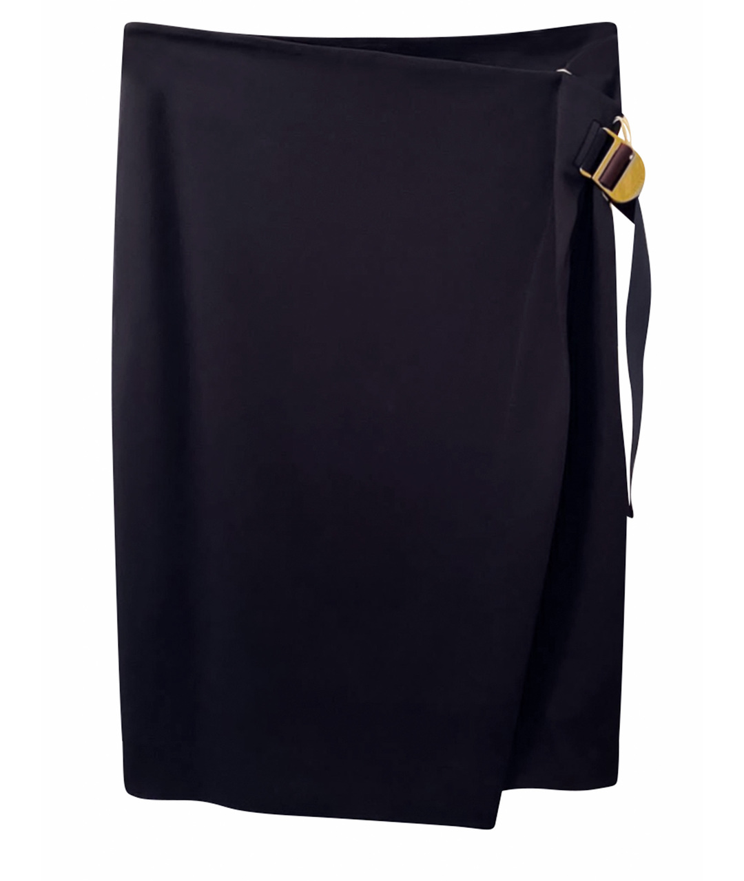 DKNY Темно-синяя юбка миди, фото 1
