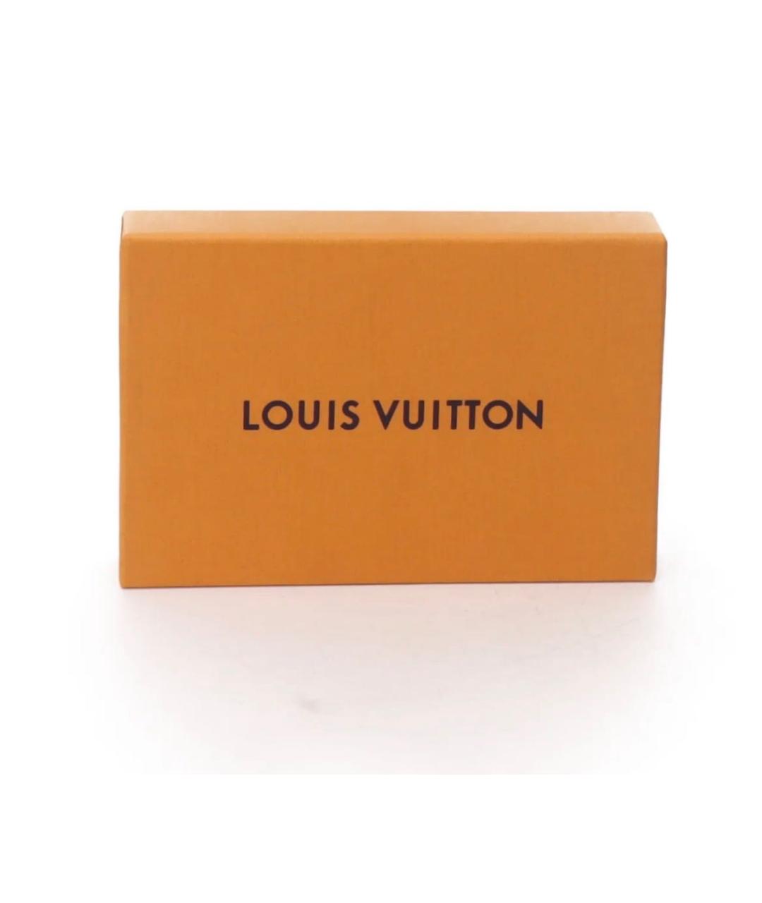 LOUIS VUITTON Бордовый кожаный браслет, фото 4