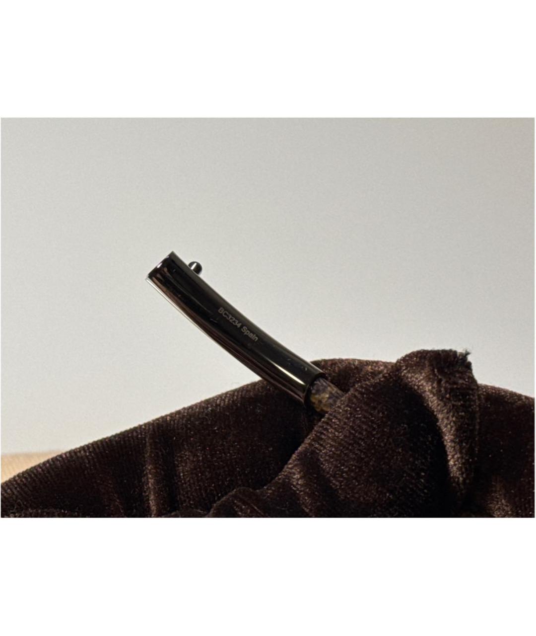 LOUIS VUITTON Бордовый кожаный браслет, фото 6