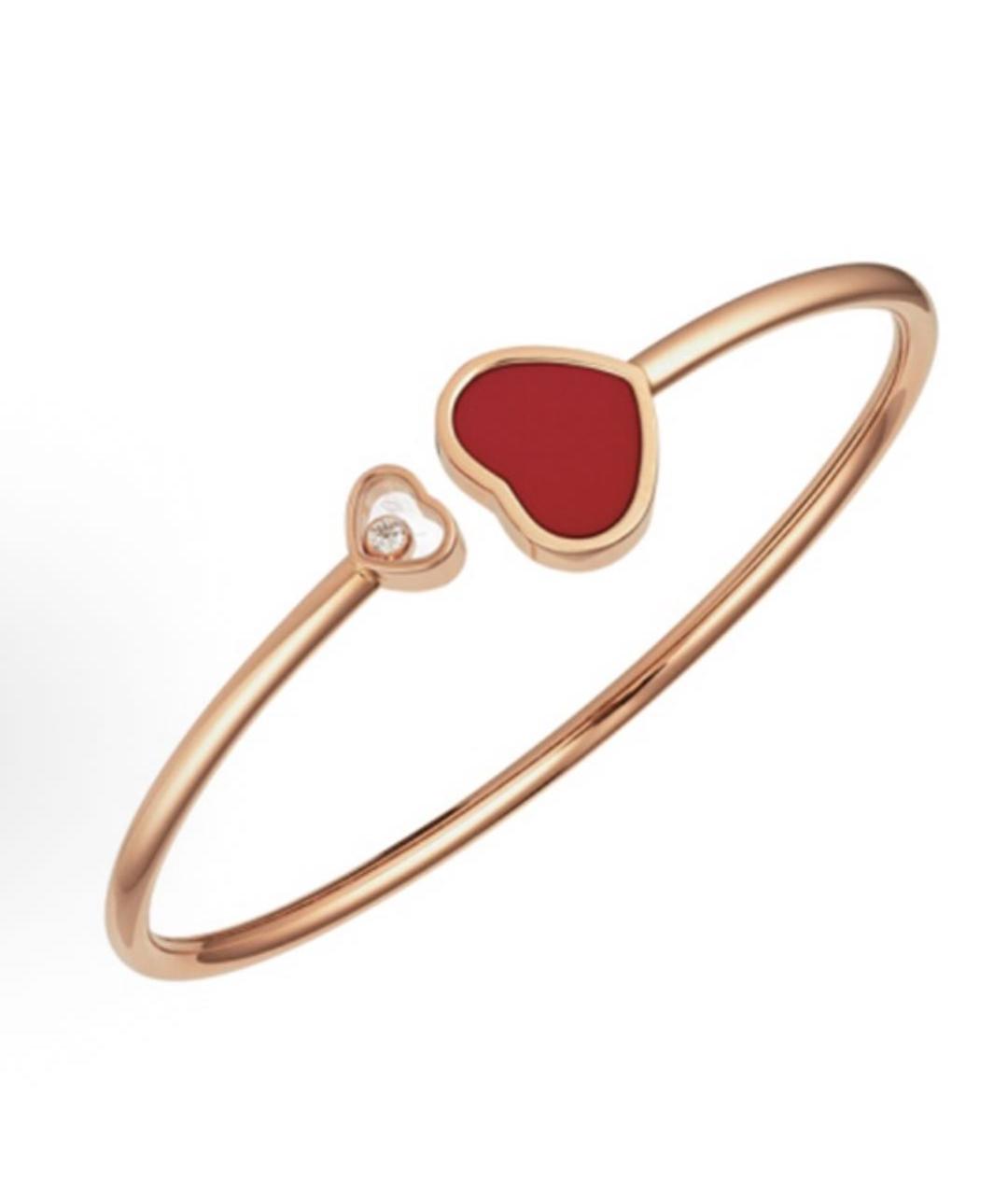 CHOPARD Красный браслет из розового золота, фото 4