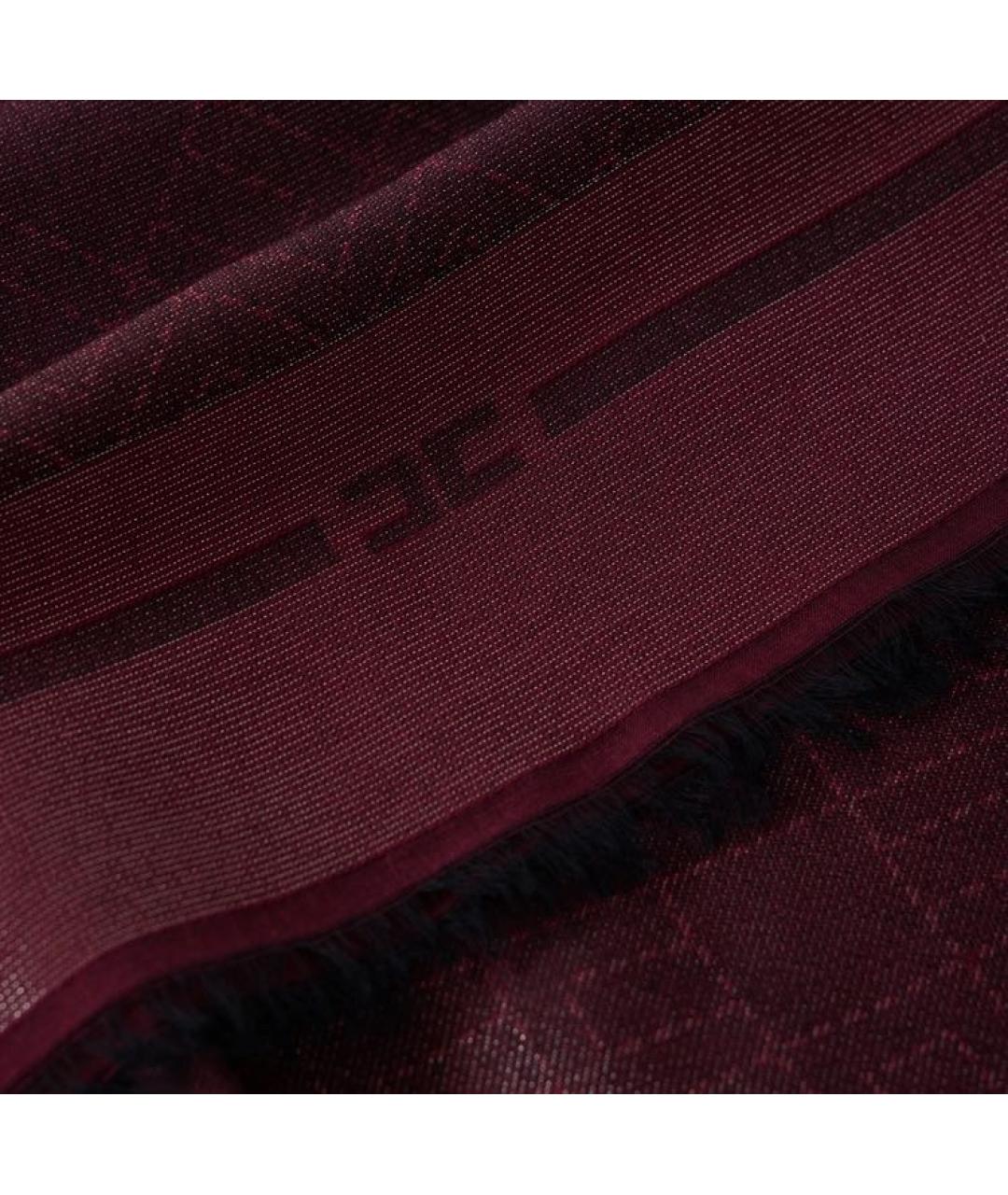 ELISABETTA FRANCHI Бордовый платок, фото 2