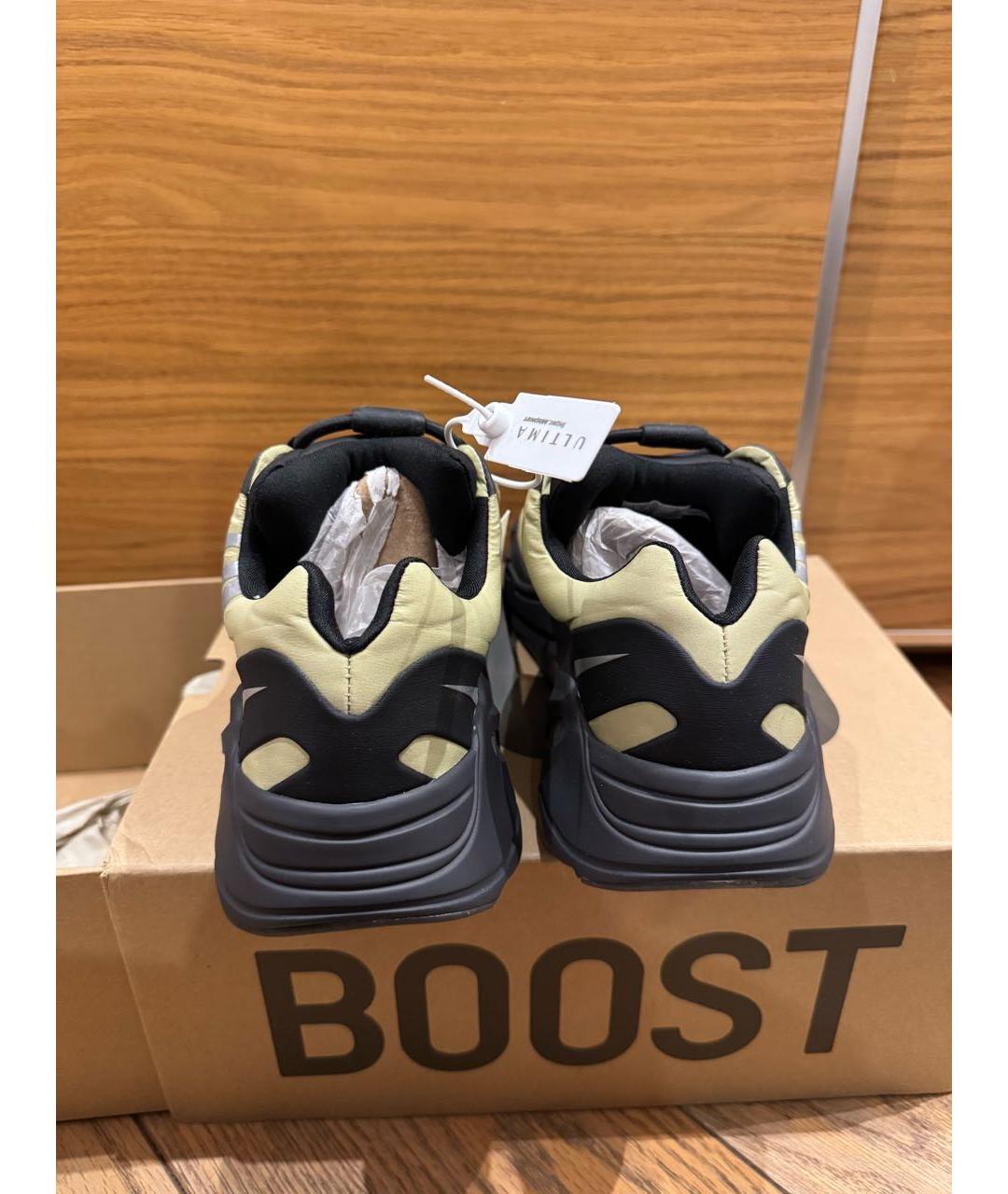 ADIDAS YEEZY Зеленые низкие кроссовки / кеды, фото 4