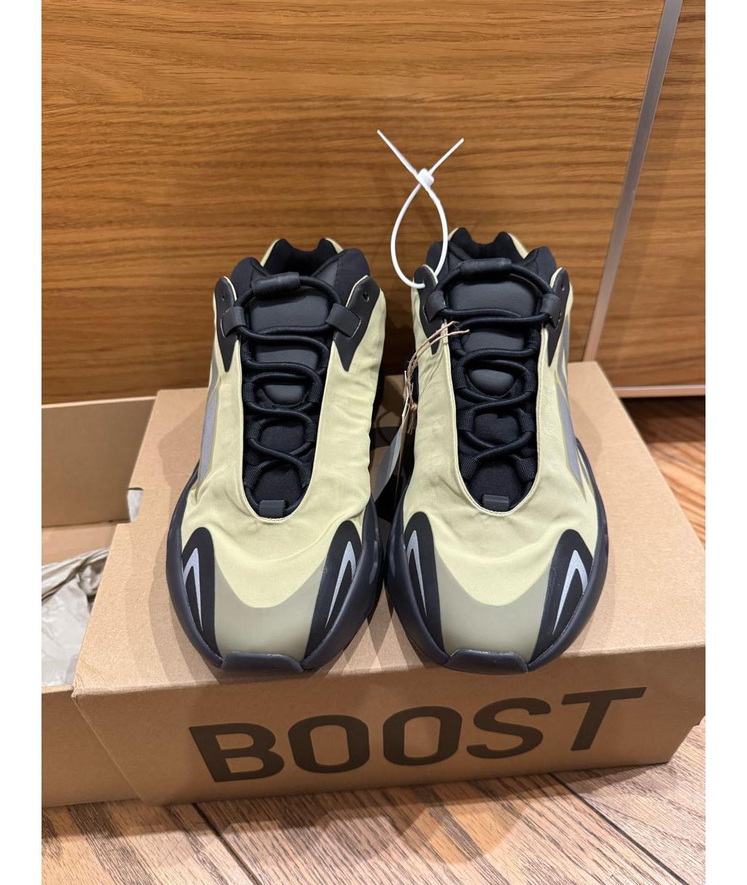 ADIDAS YEEZY Зеленые низкие кроссовки / кеды, фото 2