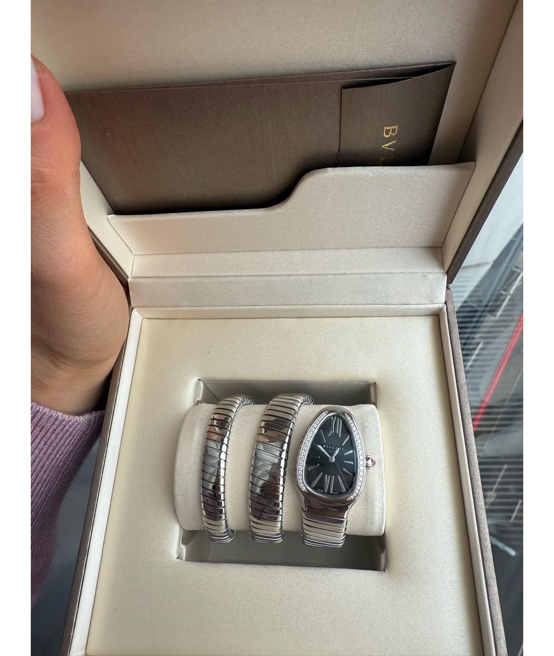 BVLGARI Серебряные часы, фото 3