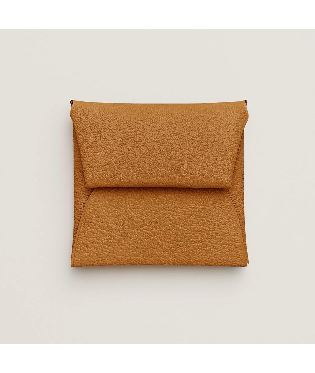 HERMES Коричневый кожаный кошелек, фото 5