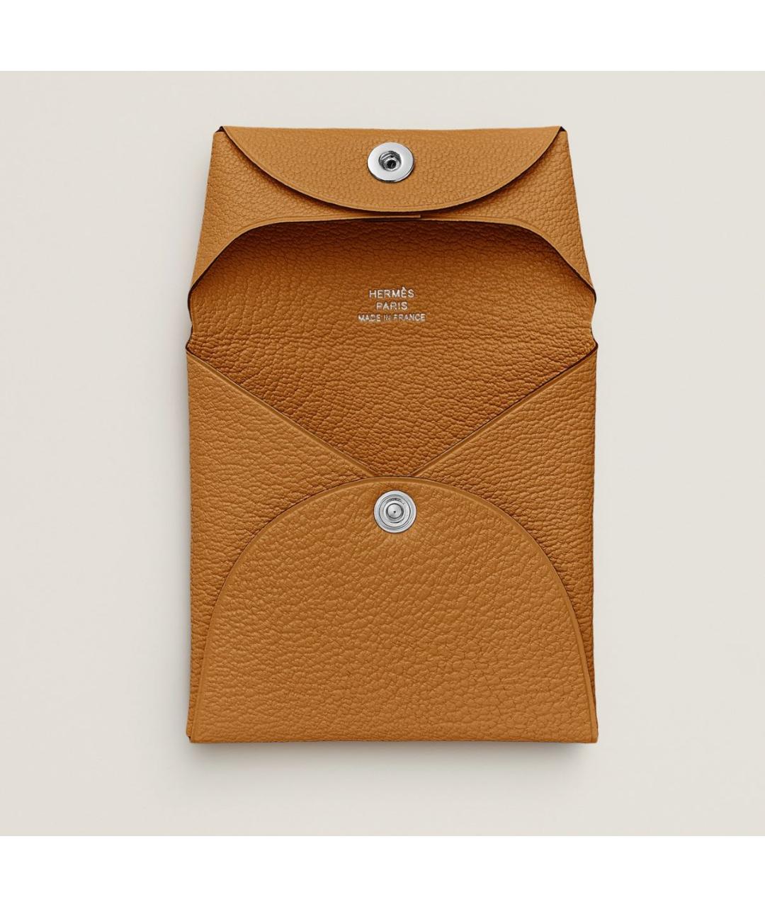 HERMES Коричневый кожаный кошелек, фото 2