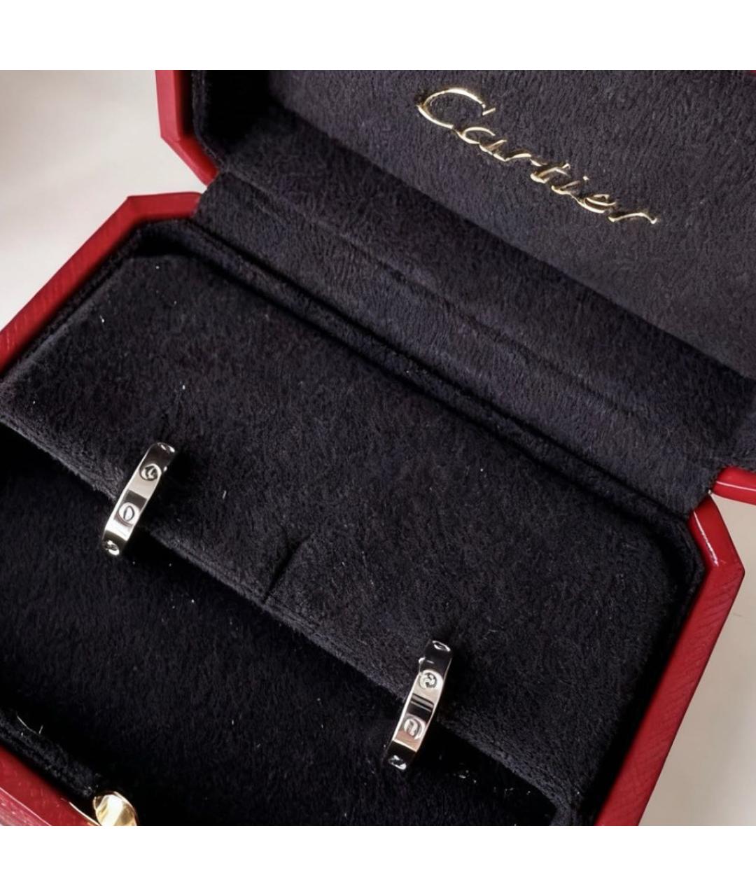 CARTIER Серебряные серьги из белого золота, фото 5