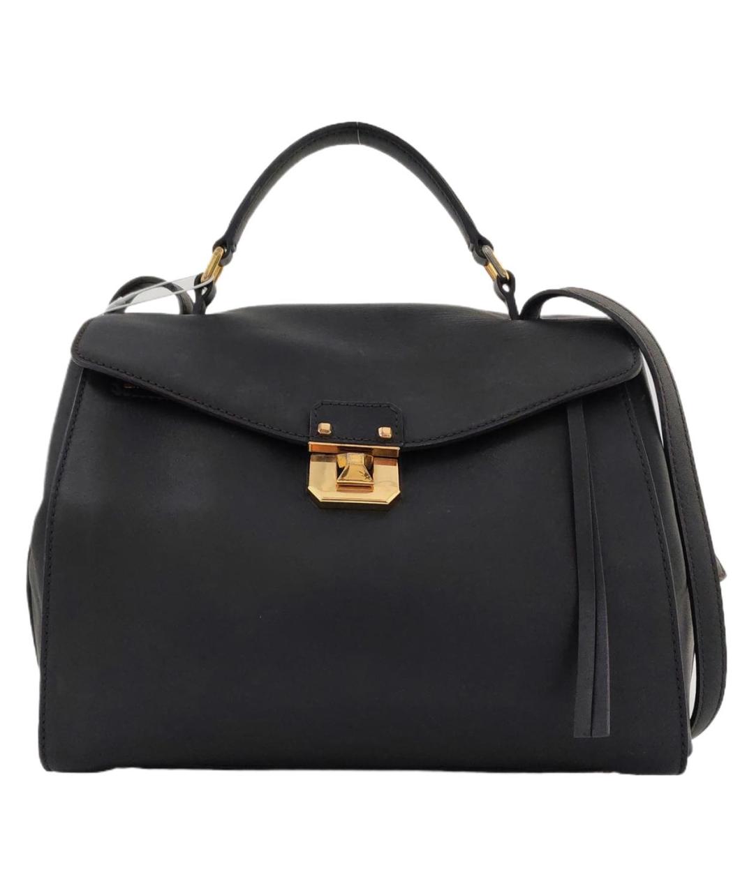 MCM Черная кожаная сумка через плечо, фото 9