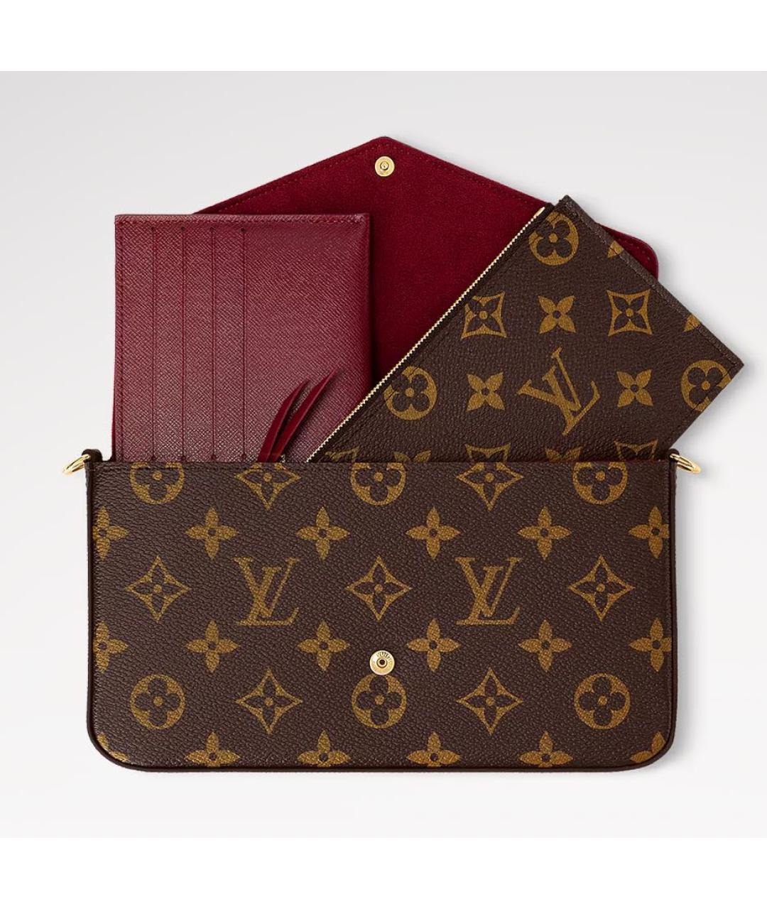 LOUIS VUITTON Коричневая кожаная поясная сумка, фото 3