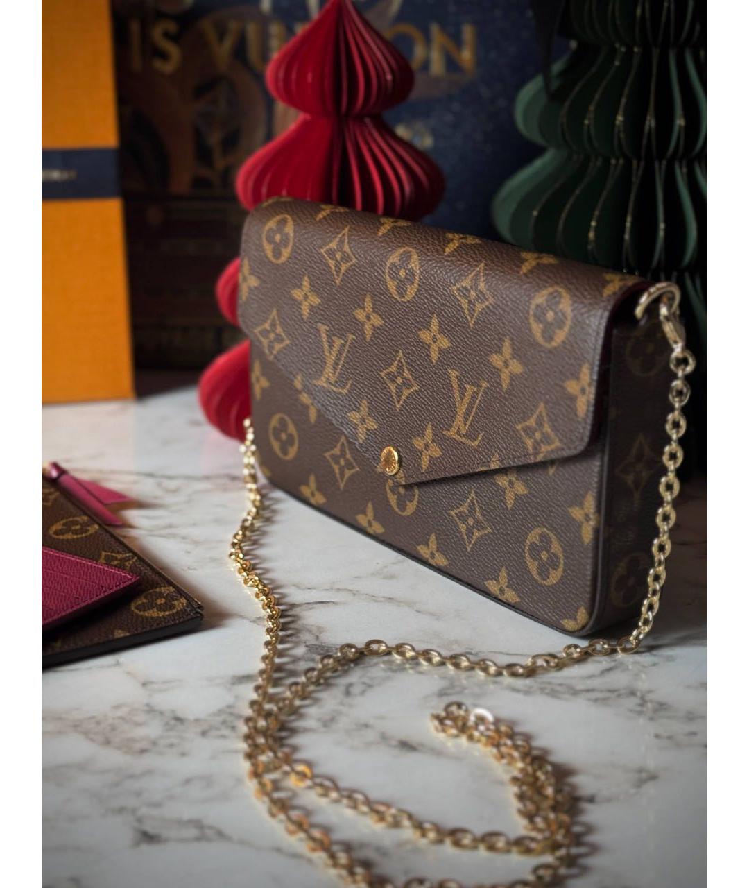 LOUIS VUITTON Коричневая кожаная поясная сумка, фото 2