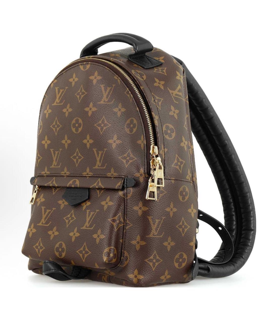 LOUIS VUITTON Коричневый кожаный рюкзак, фото 8