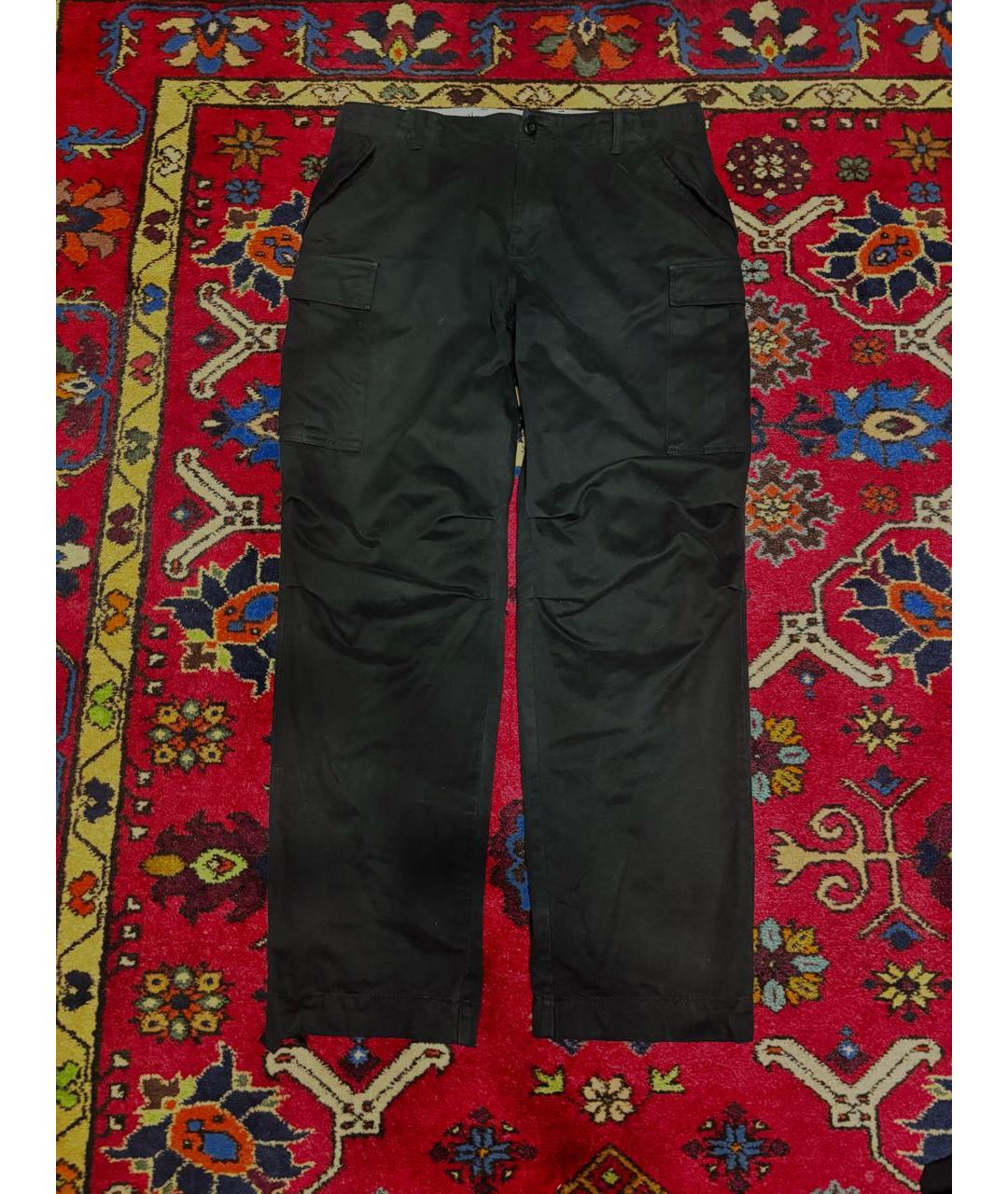 ALPHA INDUSTRIES Черные хлопковые повседневные брюки, фото 6