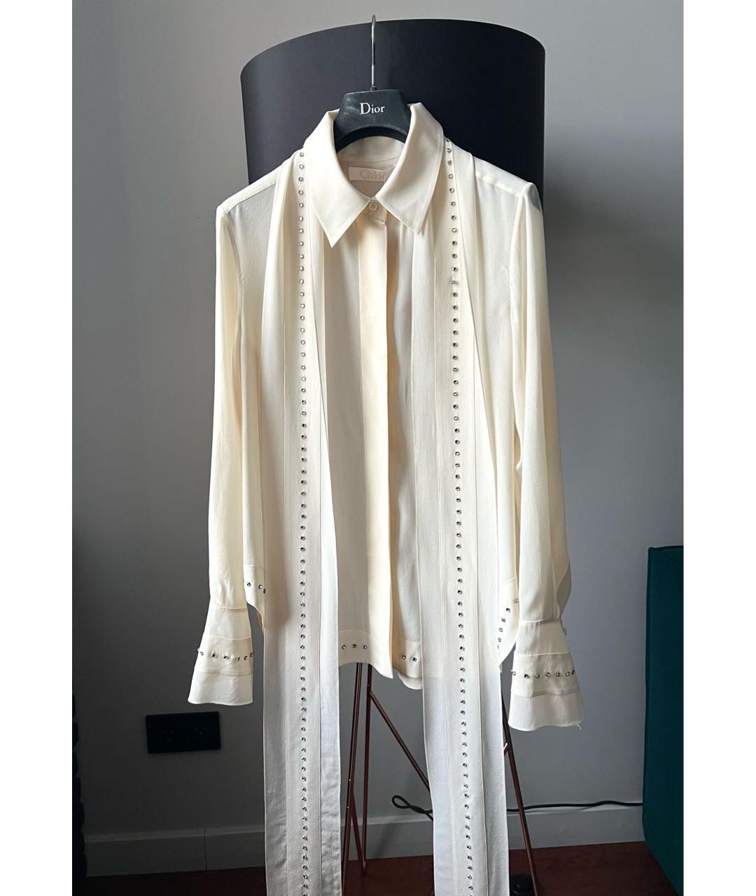 CHLOE Шелковая блузы, фото 4