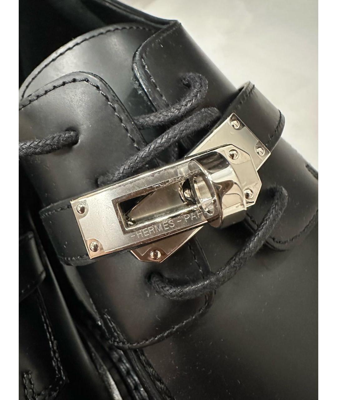 HERMES Черные ботинки, фото 6