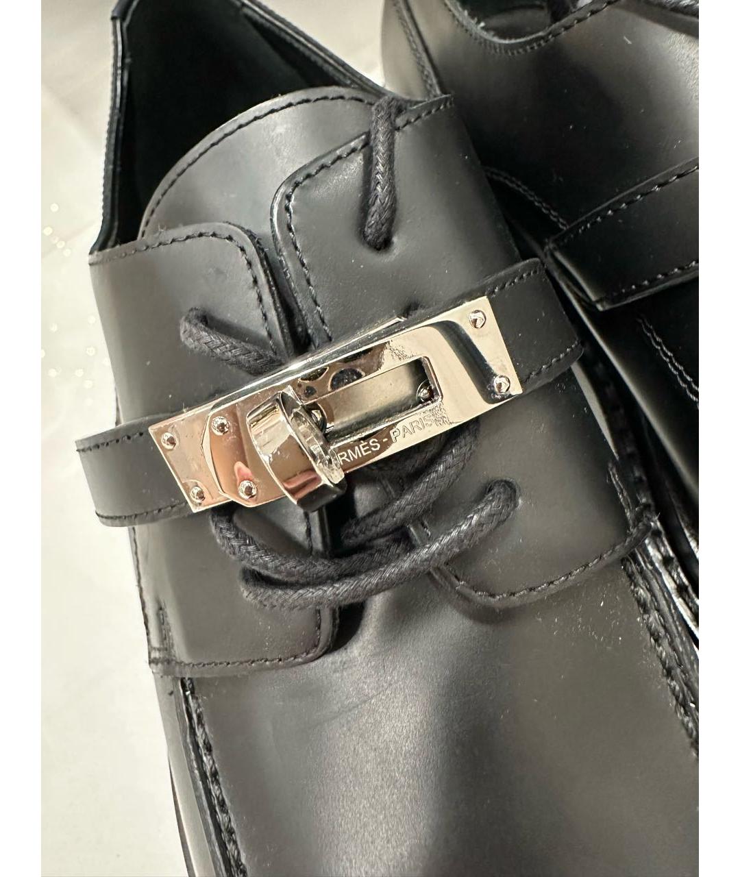 HERMES Черные ботинки, фото 7